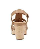 Earth Women's Adona Strappy Block Heel Dress Sandals