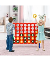 Inolait Jumbo 4-to-Score Giant Game Set with 42 Jumbo Rings and Quick-Release Slider