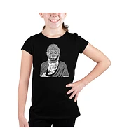 Girl's Word Art T-shirt - Buddha