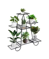 7 Tier Metal Patio Plant Stand