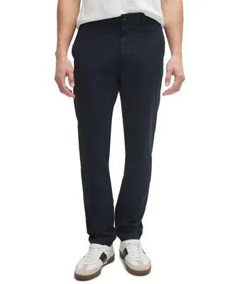 Boss by Hugo Men's Structured Tapered-Fit Trousers