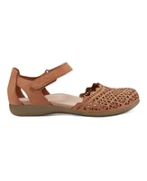 Earth Women's Bronnie Perforated Two-Piece Flat Sandals