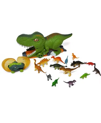 Kovot 12" Tyrannosaurus Rex Tunnel Play set with Dino Car & 30 Mini Dinosaurs - Assorted Pre