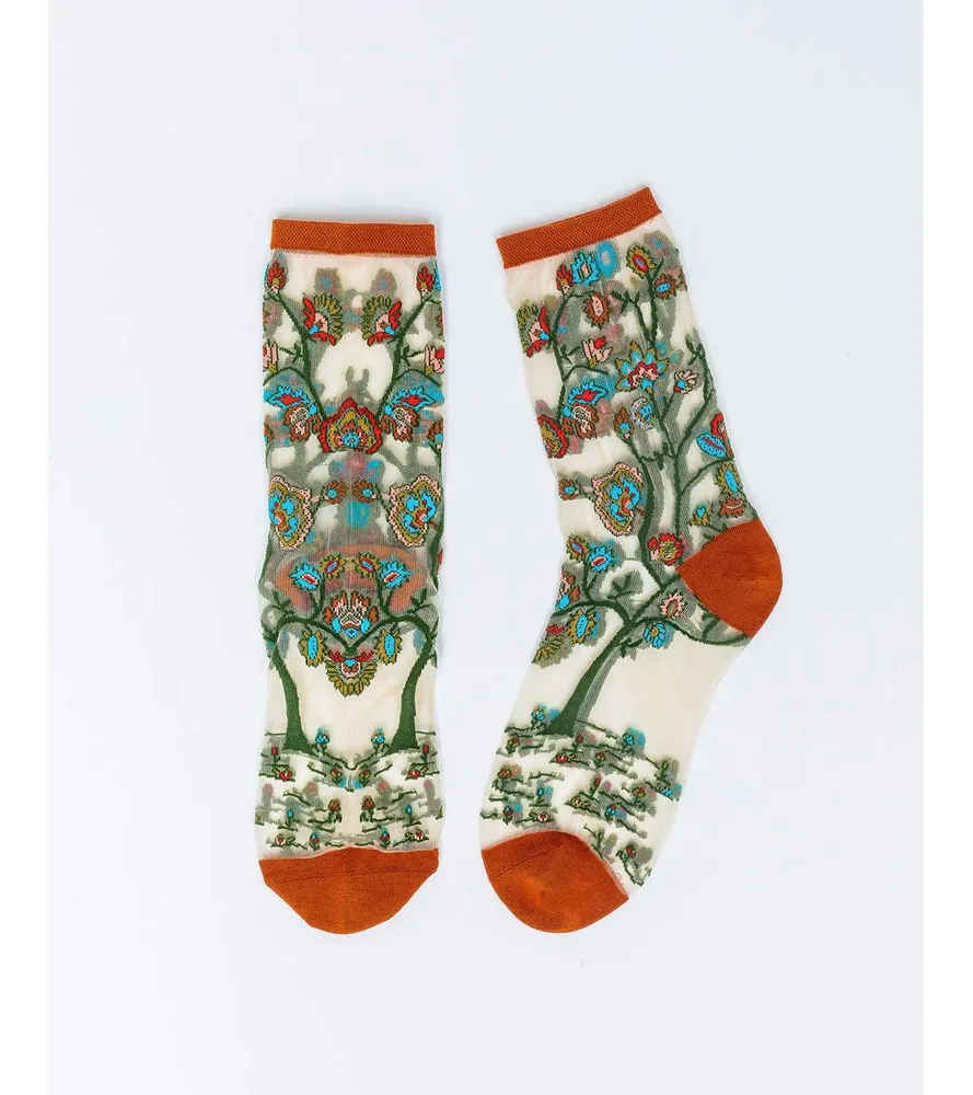 Sock Candy Women's Tree of Life Sheer Sock