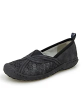 Jbu Women's Florida Slip-On Flat Shoe