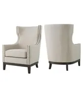 Roswell 29" Linen Accent Chair