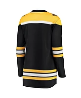 Women's Fanatics Black Boston Bruins Breakaway Home Jersey