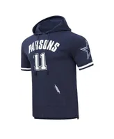 Men's Pro Standard Micah Parsons Navy Dallas Cowboys Player Name and Number Hoodie T-shirt