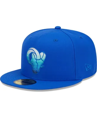Men's New Era Royal Los Angeles Rams Gradient 59FIFTY Fitted Hat