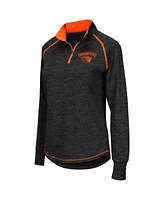 Women's Colosseum Oregon State Beavers Bikram Raglan Quarter-Zip Top