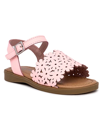 Sugar Toddler and Little Girls Ibby Flat Sandals