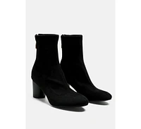 emerson micro suede ankle boots