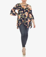 White Mark Plus Size Blanche Tunic Top