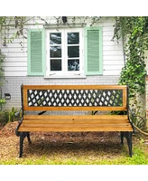 Outdoor Cast Iron Patio Bench