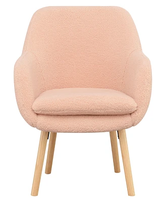 Convenience Concepts 25.25" Sherpa Charlotte Accent Chair