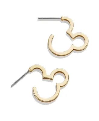 Women's Baublebar Mickey Mouse Outline Earrings - Gold