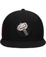 Men's Black Thor Marvel 60th Anniversary Snapback Hat