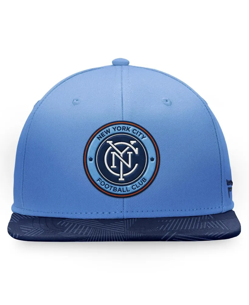 Men's Fanatics Sky Blue New York City Fc Iconic Defender Snapback Hat