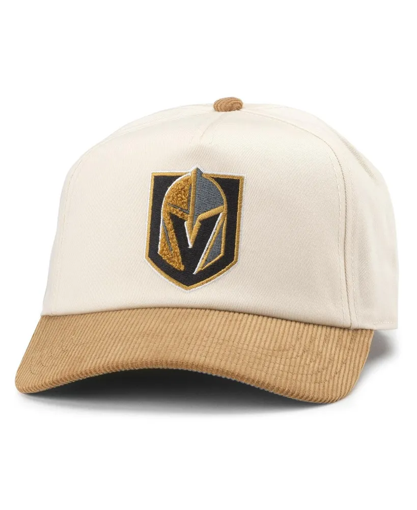 Men's American Needle White, Gold Vegas Golden Knights Burnett Adjustable Hat