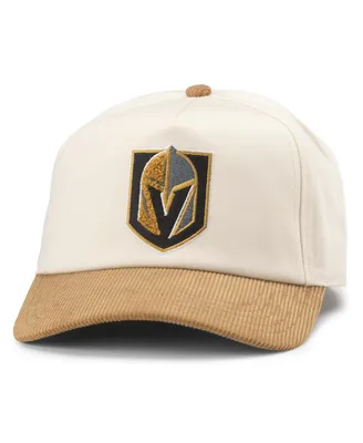 Men's American Needle White, Gold Vegas Golden Knights Burnett Adjustable Hat