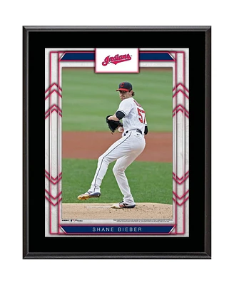 Shane Bieber Cleveland Guardians 10.5" x 13" Sublimated Player Plaque