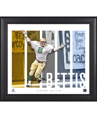 Jerome Bettis Notre Dame Fighting Irish Framed 15" x 17" Player Panel Collage
