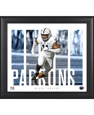 Micah Parsons Penn State Nittany Lions Framed 15" x 17" Player Panel Collage