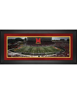 Maryland Terrapins Framed 10" x 30" Capital One Field at Maryland Stadium Panoramic Photograph