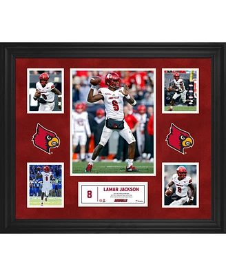 Lamar Jackson Louisville Cardinals Framed 23'' x 27'' 5-Photo Collage