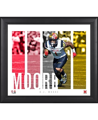 Dj Moore Maryland Terrapins Framed 15'' x 17'' Player Panel Collage