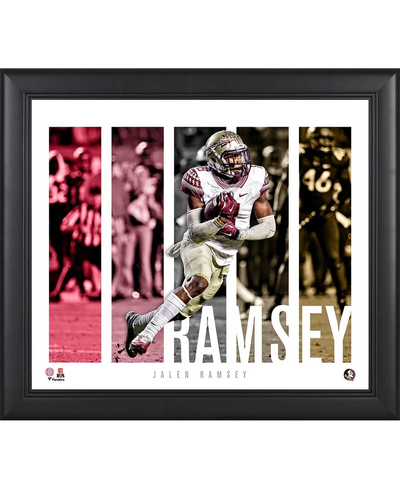 Jalen Ramsey Florida State Seminoles Framed 15'' x 17'' Player Panel Collage