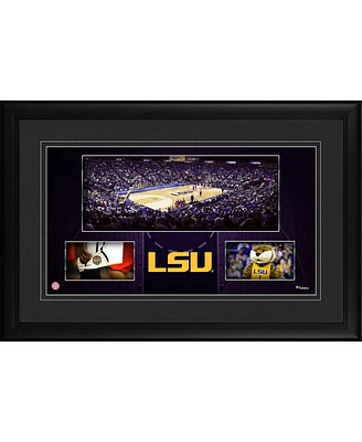 Louisiana State Tigers Framed 10'' x 18'' Pete Maravich Assembly Center Panoramic Collage