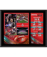 New England Patriots 12" x 15" Super Bowl Li Champions Sublimated Plaque