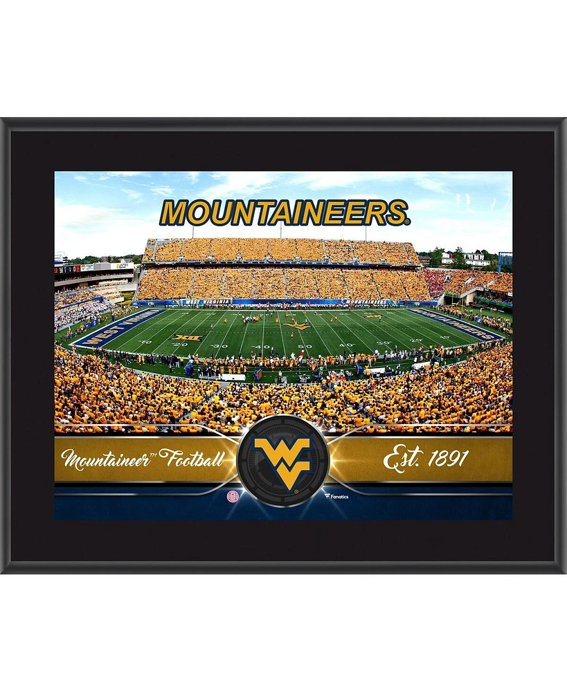 West Virginia Mountaineers 10.5" x 13" Sublimated Team Plaque