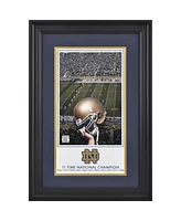 Notre Dame Fighting Irish Framed 10'' x 18'' 11-Time Football National Champions Legacy Print