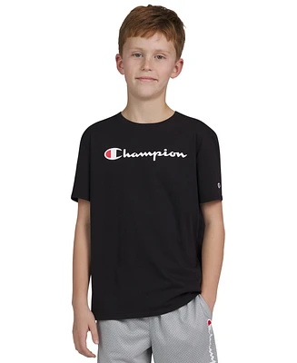 Champion Big Boys Classic Script Logo T-shirt