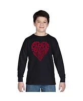 Boy's Word Art Long Sleeve - Crazy Little Thing Called Love