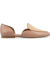Journee Collection Women's Kennza Cut Out Slip On Loafers