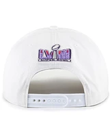 Men's '47 Brand White San Francisco 49ers Super Bowl Lviii Overwrite Hitch Adjustable Hat