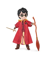 Harry Potter, 8" Harry Potter Quidditch Doll Gift Set with Robe and 9 Doll Accessories, 11 Pieces - Multi