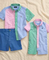 Polo Ralph Lauren Toddler and Little Boys Straight Fit Flex Abrasion Twill Shorts