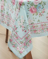 Vintage-Like Floral Garden Tablecloth