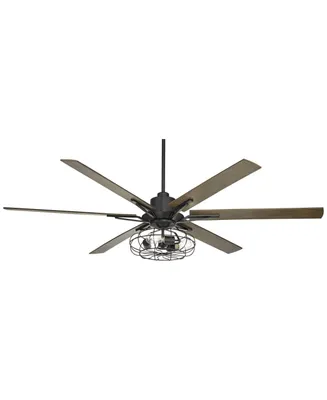 60" Expedition Modern Industrial Indoor Ceiling Fan with Led 3