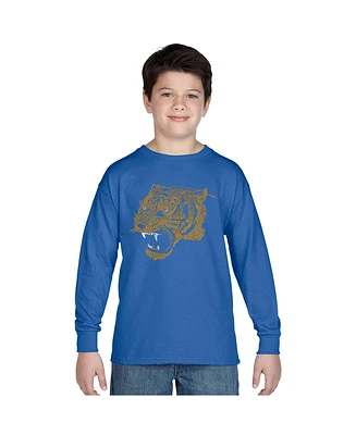 Boy's Word Art Long Sleeve - Beast Mode tshirt