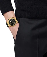 Versace Men's Swiss Rubber Strap Watch 43mm