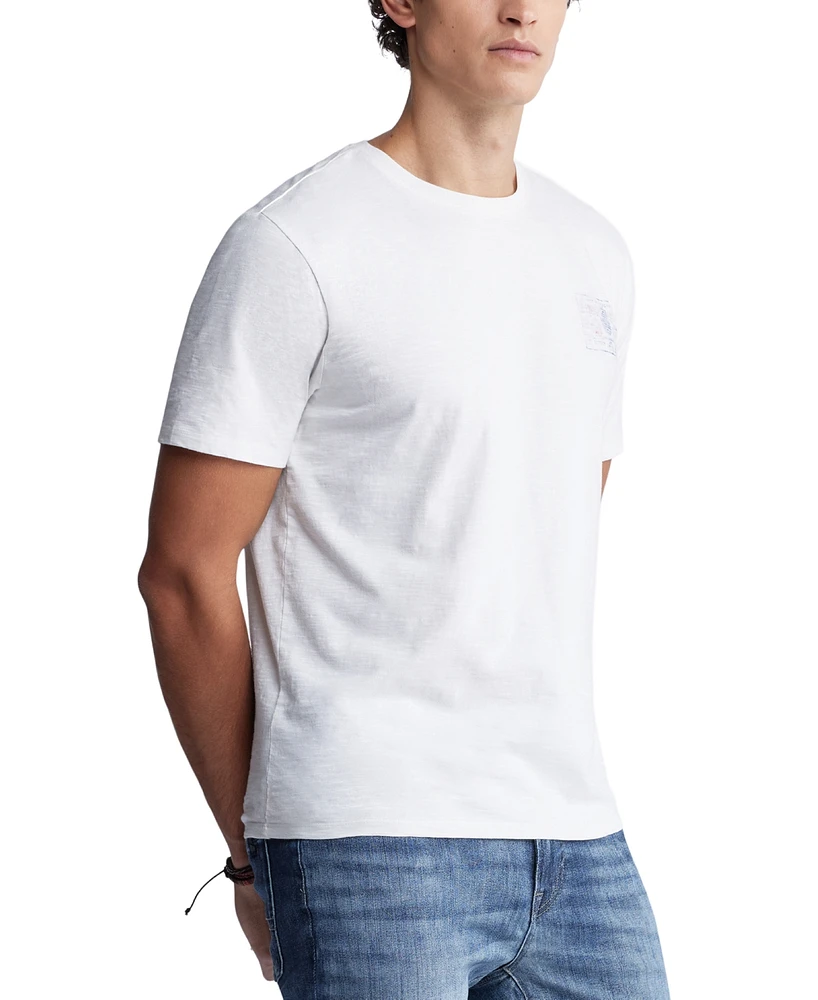 Buffalo David Bitton Men's Tacoma Relaxed-Fit Short Sleeve Graphic T-Shirt