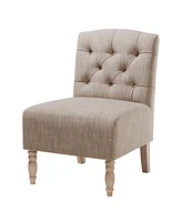 Lola Tufted Armless Chair