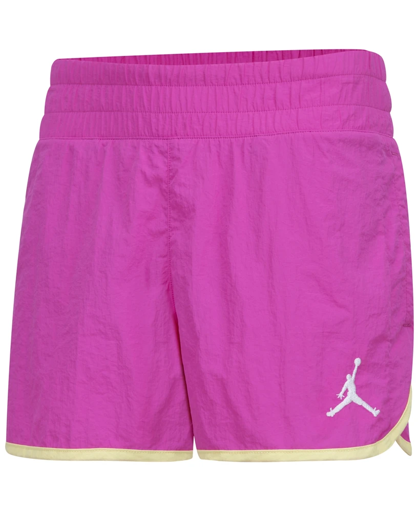 Jordan Big Girls Lemonade Stand Drawcord Shorts