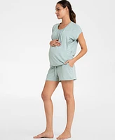 Seraphine Women's Ultra-Soft Maternity and Nursing Short Pajamas