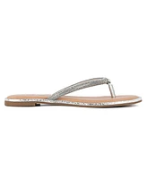 Sugar Women's Petition Embellished Flat Sandals